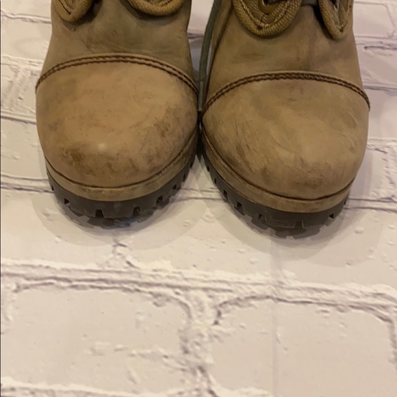 DolceVita Distressed Chic High Ankle Combat Boots - Picture 3 of 9